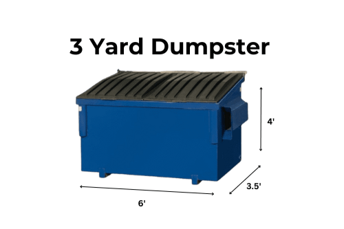 3 Yard Dumpster